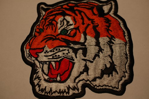 Tiger iron sew patch - iron/sew,