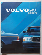 Volvo 240 Saloons Brochure
