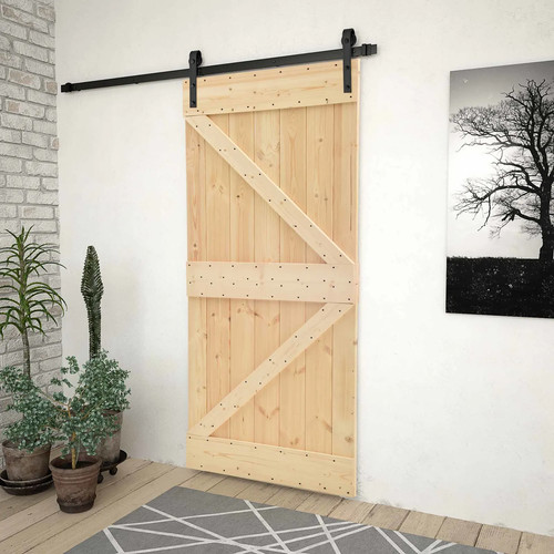 Sliding door natural - door, &