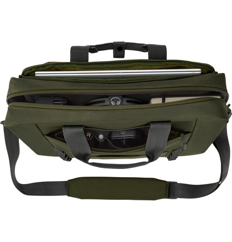 Modular green laptop bag - hp,