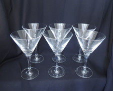 6 X SCHOTT  ZWIESEL CRYSTAL MARTINI COCKTAIL  GLASSES