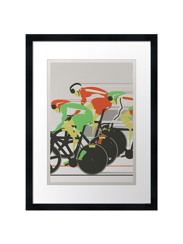 Velodrome bike race framed - bike,