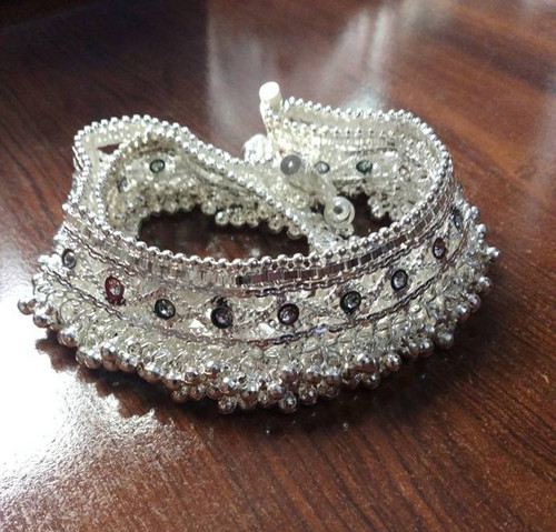 Anklet silver plated ankle - anklet,