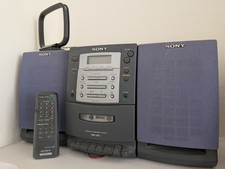 Sony Mini HiFi Stereo Personal Component System PMC-107L & Speakers