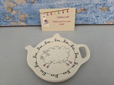 Price And Kensington Home Farm Teabag Holder Spoon Rest -  Sheep Teapot Shape