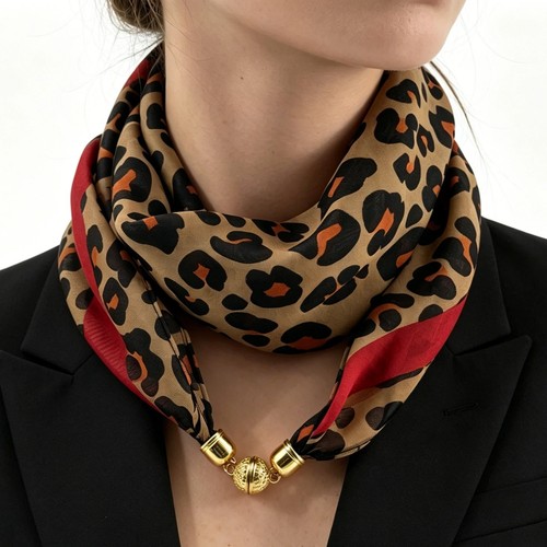 Leopard print magnetic buckle - magnetic,