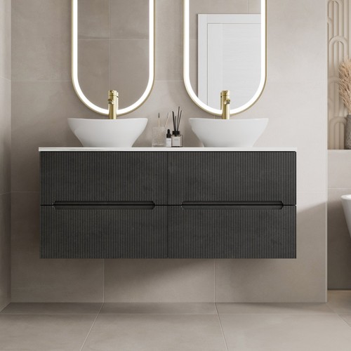 1200mm black white marble - black,