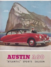AUSTIN A90 "ATLANTIC" SPORT SALOON BROCHURE, PUB No. 773/C.
