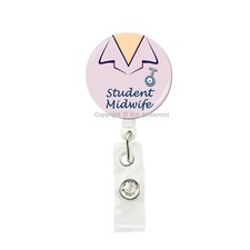Student Midwife, Midwife ID Badge Reel For ID Cards Or Key Holder - NHS Gift