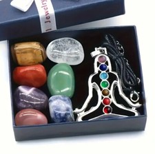 7/14 Pk Chakra Stone Healing Crystals Set Natural Reiki Healing Crystal UK