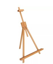 Miniature Wooden Easel Beech HJ‑6 Tripod Desktop Advertising Oil Painting New