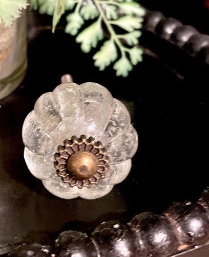 Glass dresser drawer - glass, knobs