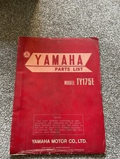 Yamaha TY175E Parts Manual 