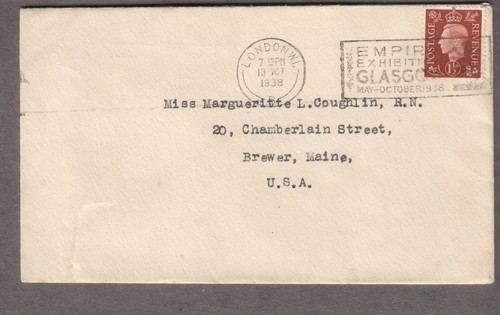England 1938 cover