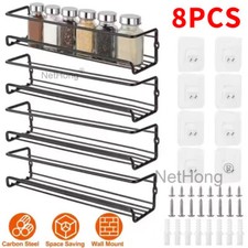 2/4Pcs Metal Spice Rack