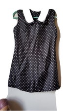 Vintage shift dress 60s polkadot mod ye-ye Twiggy micromini