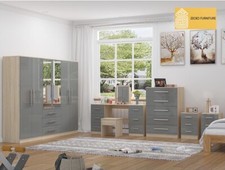 Stylish High Gloss 6 Door