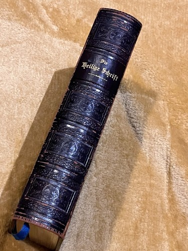 1899 german bible old - old, and