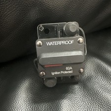 Car Stereo Circuit Breaker with Manual Reset Switch 60A Amp 12V-48V Boat SUV