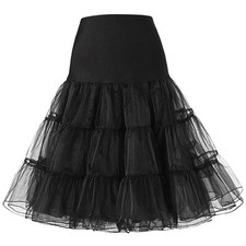 Women 1950s Petticoat Skirt