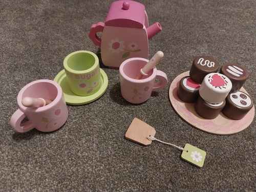 Wooden toy tea set - tea,