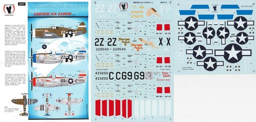Eagle strike decals - strike, p-47d