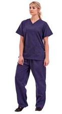 NHS Scrub Tunic top or trousers Unisex Care Hospital  PLEASE CHECK DESCRIPTION