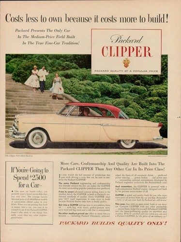 1954 packard clipper auto - packard, car