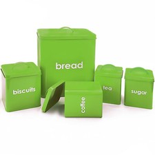 4/5 Pcs METAL BREAD BIN