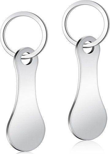 2pcs trolley token - trolley, stainless