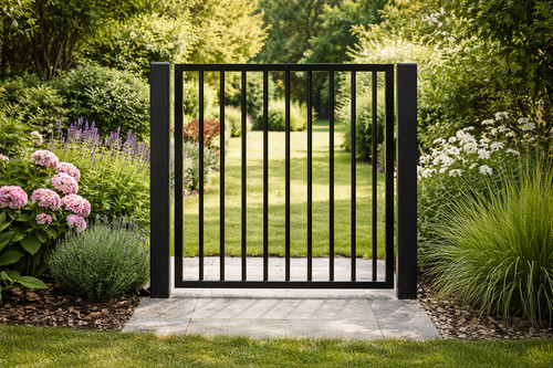 Metal garden gate - metal,