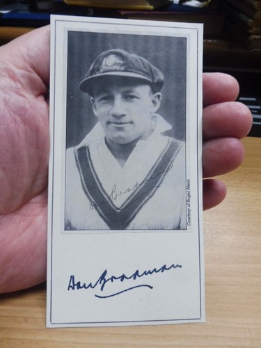 Photograph don bradman - of,