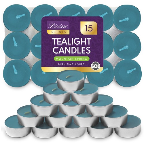Scented tea lights - 15-60,