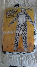 Smiffys 31672M Adult Unisex Dalmatian Costume Jumpsuit with Hood