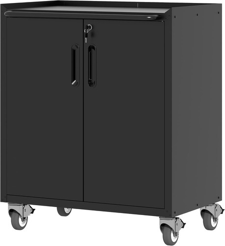 Metal storage cabinet with - storage,