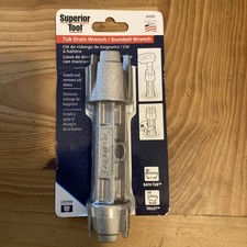 Superior Tub Drain Wrench Tool for 3/8 or 1/2" Rachet Remove Bath & Toilet Nuts