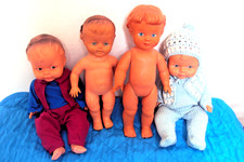 VINTAGE RUBBER DOLL LOT 10"