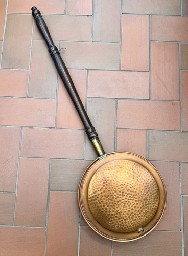 Vintage copper hammered bed - vintage,