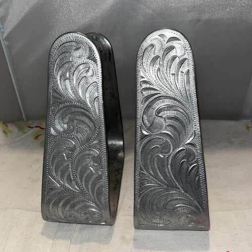 Hand engraved western - hand, aluminum