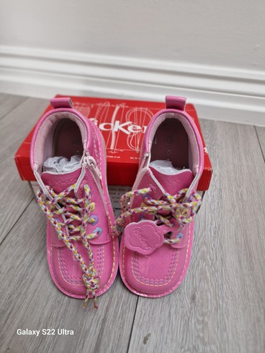 Kickers pink boots - boots, 30