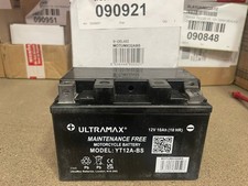 *CUSTOMER RETURN* Ultramax 12V 10Ah YT12A-BS / YT12A-4 Motorcycle Battery
