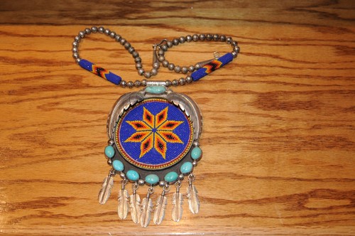 Native american necklace - american,