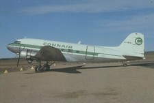 CONNAIR DOUGLAS DC-3 AIRCRAFT POSTCARD AIRPLANE AIRLINE DAKOTA AUSTRALIA 