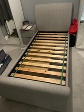 Dreams bed and side table 