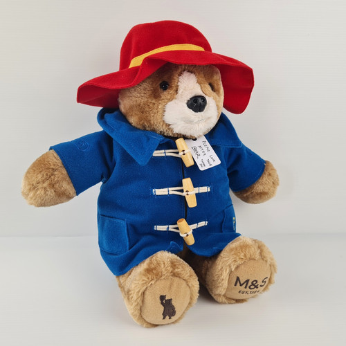 Paddington bear soft toy - m&s,