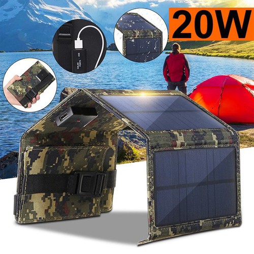20w usb solar panel - solar, folding
