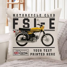Personalised Motorbike Cushion