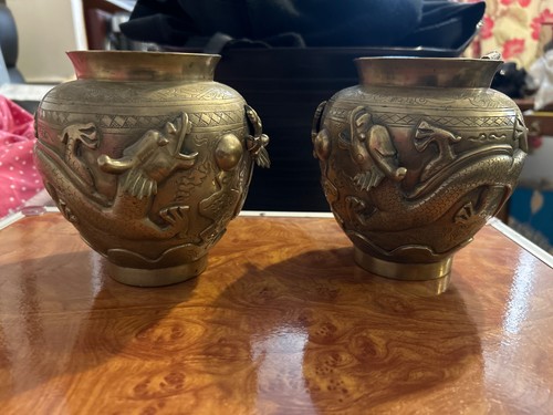 Antique chinese bronze or - 2,