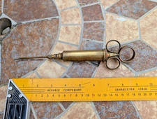 Vintage Precision Oiler, syringe style, brass, quite rare, NO RESERVE!