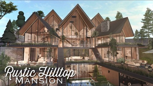 Rustic hilltop mansion - rustic,